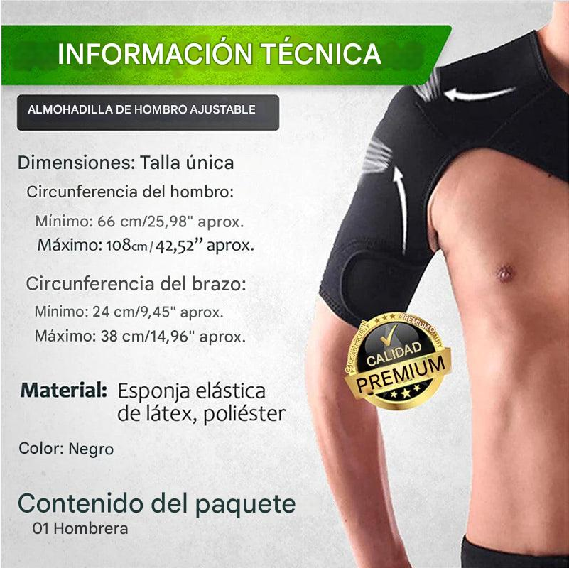Hombrera Ortopédica Premium No más dolor Ajustable UNISEX